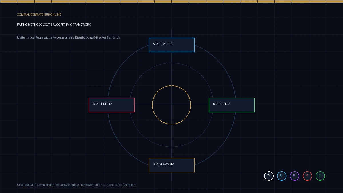CommanderMatchup format methodology, bracket architecture, and mathematical arbitration standards